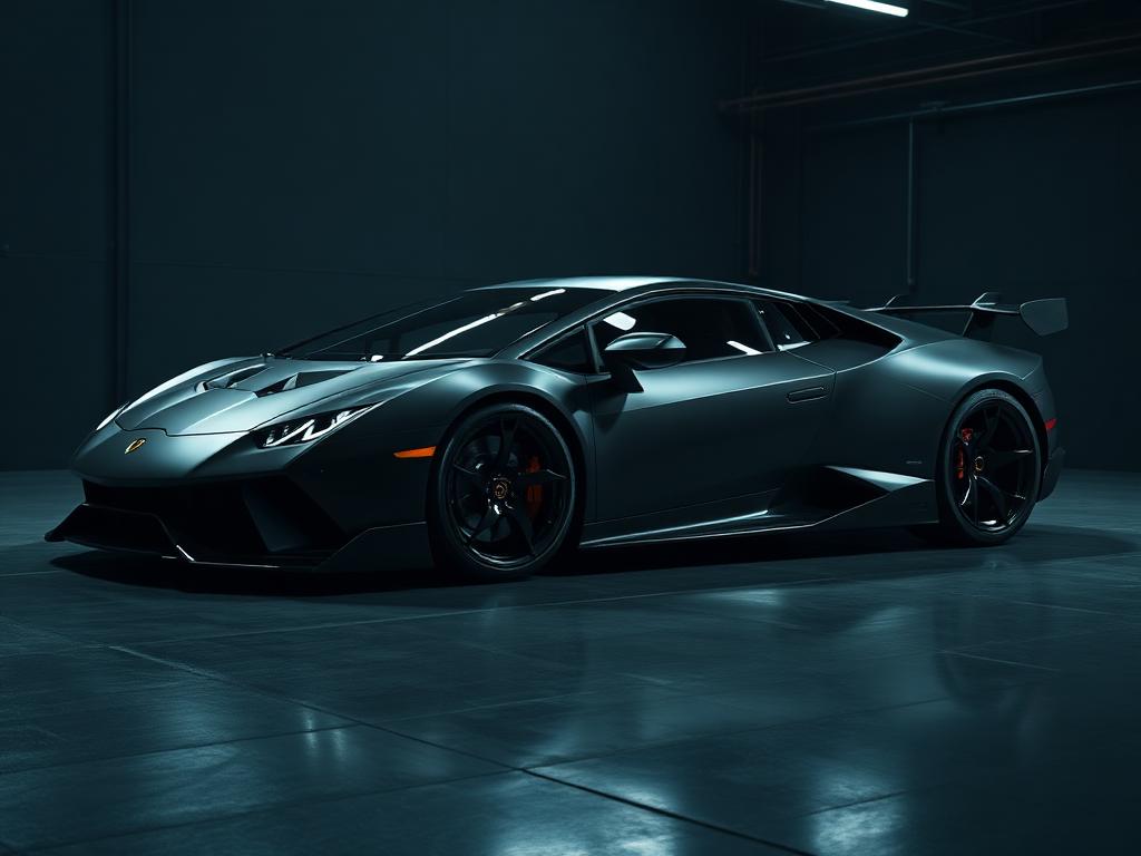 Lambo Huracán — Stealth satin PPF
